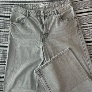 Pull&Bear Light Gray Denim Jeans